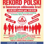 Bijemy rekord Polski w oddawaniu krwi! Wielki Piknik Krwiodawstwa w Ożarowie