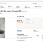Woreczek z ziemią, po której chodził Jarosław Kaczyński sprzedany za ponad 10 tysięcy złotych!