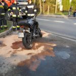 Wypadek w Błoniu. Ranny 16-letni motocyklista [FOTO]