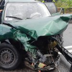Zderzenie czterech aut w Broniszach. Sprawcą 19-latek bez prawa jazdy i ubezpieczenia [FOTO]