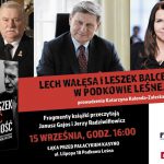 Spotkanie z Lechem Wałęsą i Leszkiem Balcerowiczem w Podkowie Leśnej