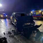Zderzenie trzech aut w Lesznie [FOTO]